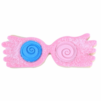 Ausstecher mit Prägung - Luna Lovegoods Brille